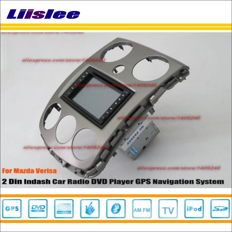 Для Mazda Verisa 2004 ~ 2014 радио CD DVD плеер и GPS навигационная система навигации/двойной Din