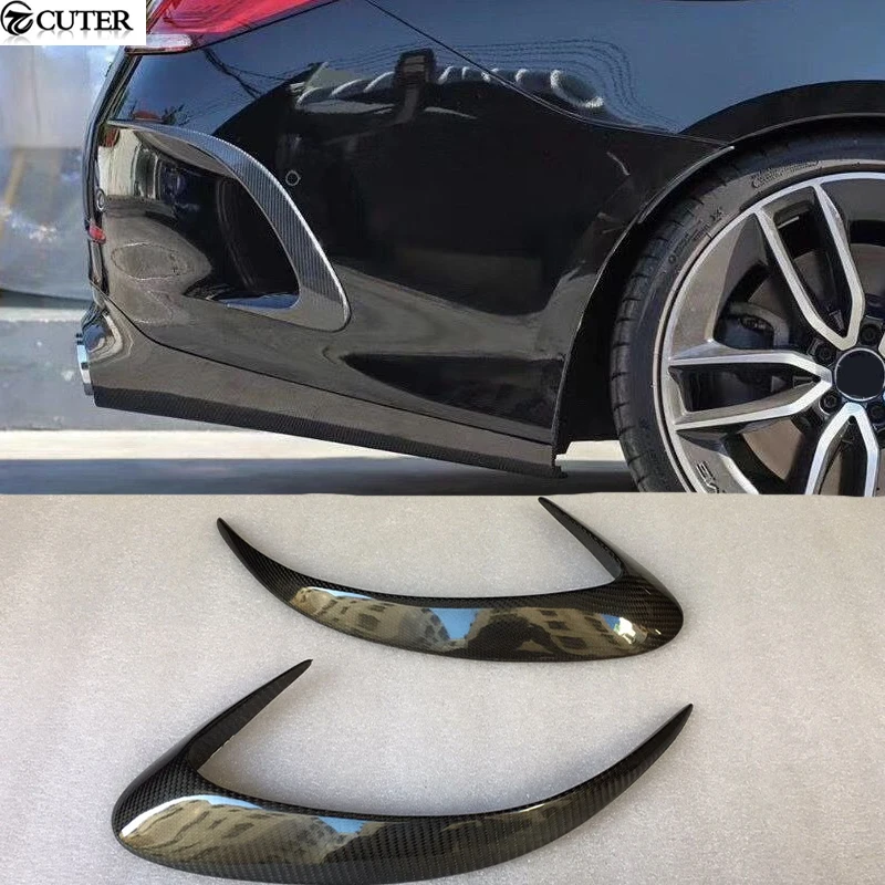 W257 CLS300 CLS53 AMG СТИЛЬ заднее углеродное волокно боковое крыло вентиляционные