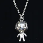 Ожерелье с подвеской инопланетянин, 31x15 мм