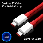 Оригинальный зарядный кабель USB 3,1 PD OnePlus с разъемами USB C и типа C, устройство для быстрой зарядки телефона OnePlus 1 + 9 8 Pro 8T 9R N10 N100