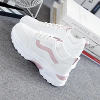 women sneakers 2021 fashion casual shoes woman comfortable breathable white flats female platform sneaker platform white shoes
