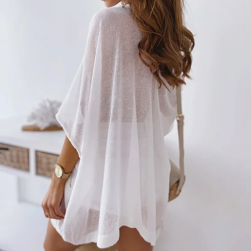 

New Arrival 2020 Women T shirt Long Sleeves Loosen Beach Style Popular Femme Tshirt V-neck Oversized Hoting Sales