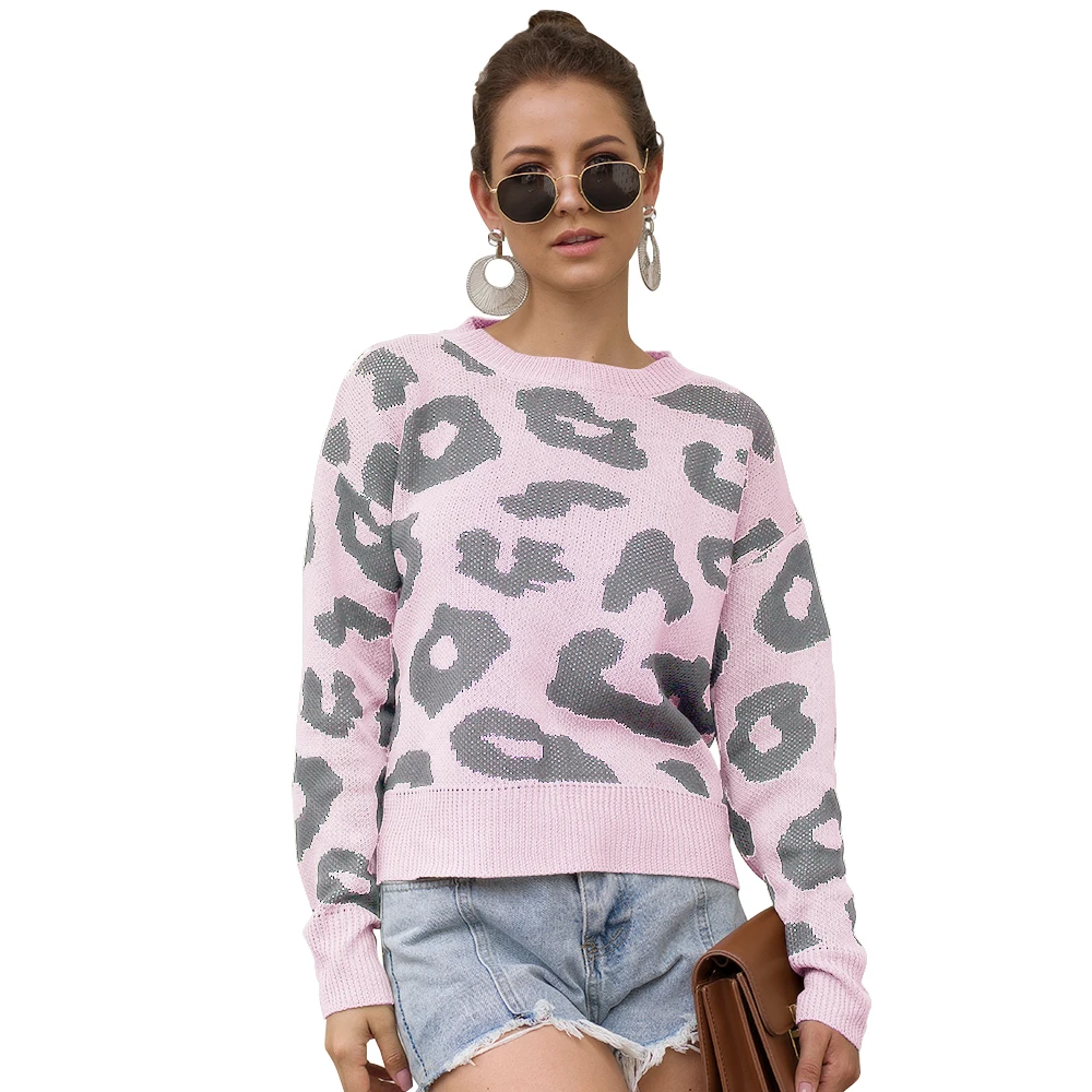 Свитер Женский вязаный свитер женский пуловер 2019 Осень Зима Топы для женщин 4
