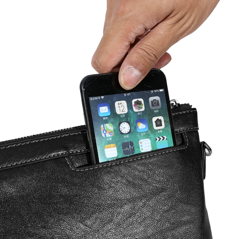 Роскошный брендовый мужской кошелек длинный бумажник клатч на из искусственной