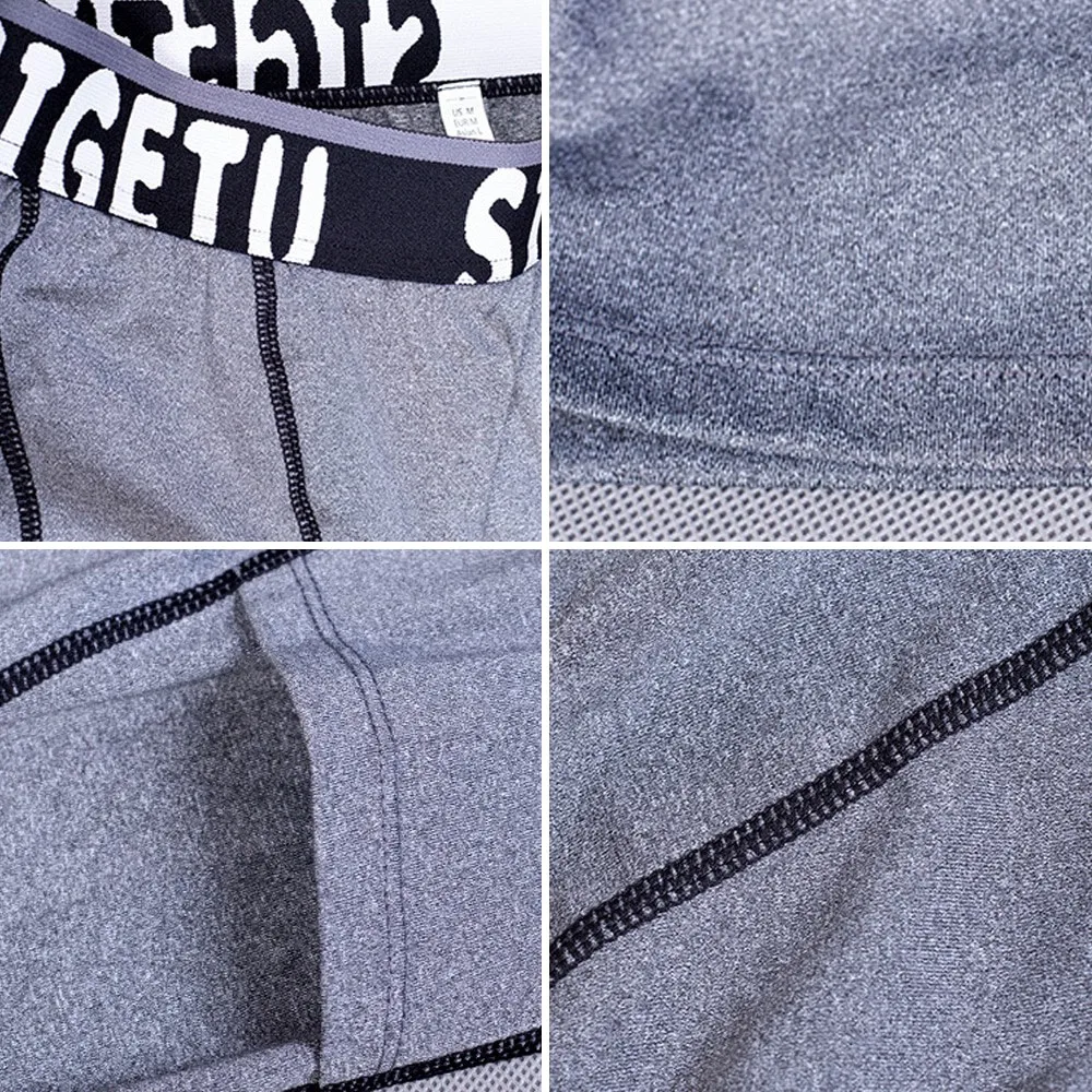 Мужские шорты для бодибилдинга фитнеса тренировок в спортзале эластичные