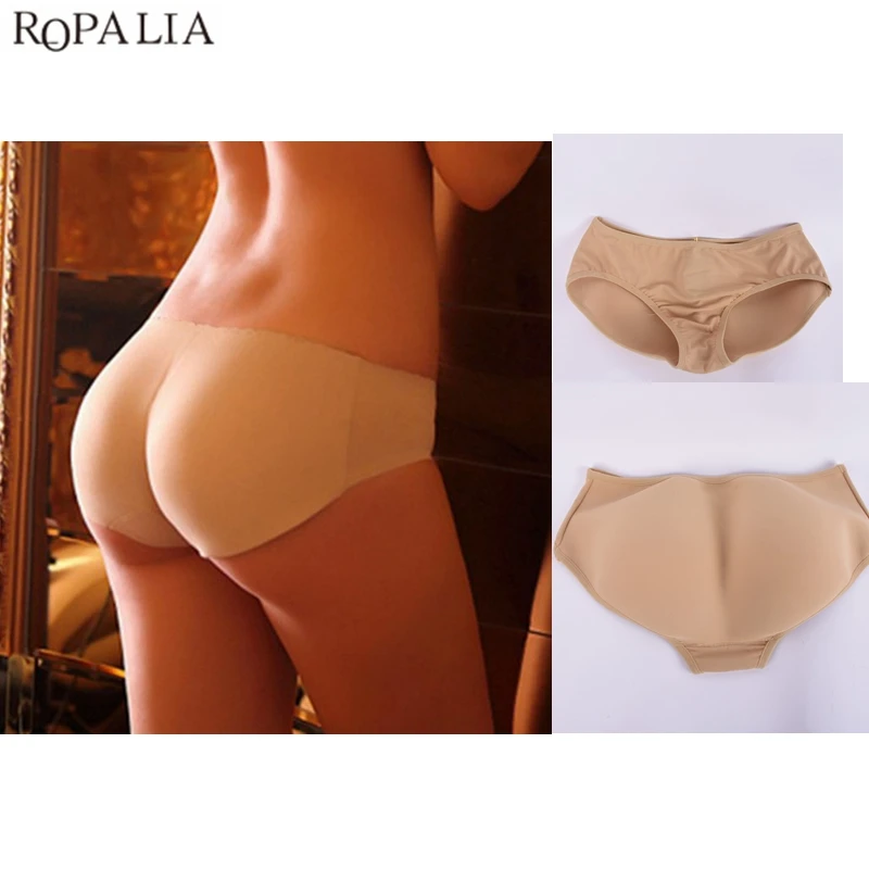S-XL женские бесшовные трусики с низкой талией эффектом пуш-ап | Женская одежда