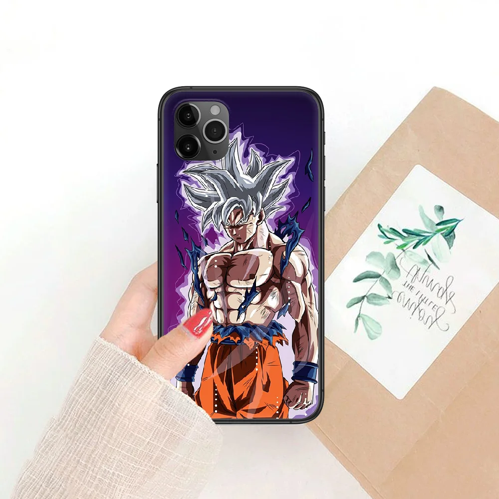 

Dragon Anime Ball Phone Case Cover Hull For iphone 5 5s se 2 6 6s 7 8 12 mini plus X XS XR 11 PRO MAX black luxury cell cover 3D