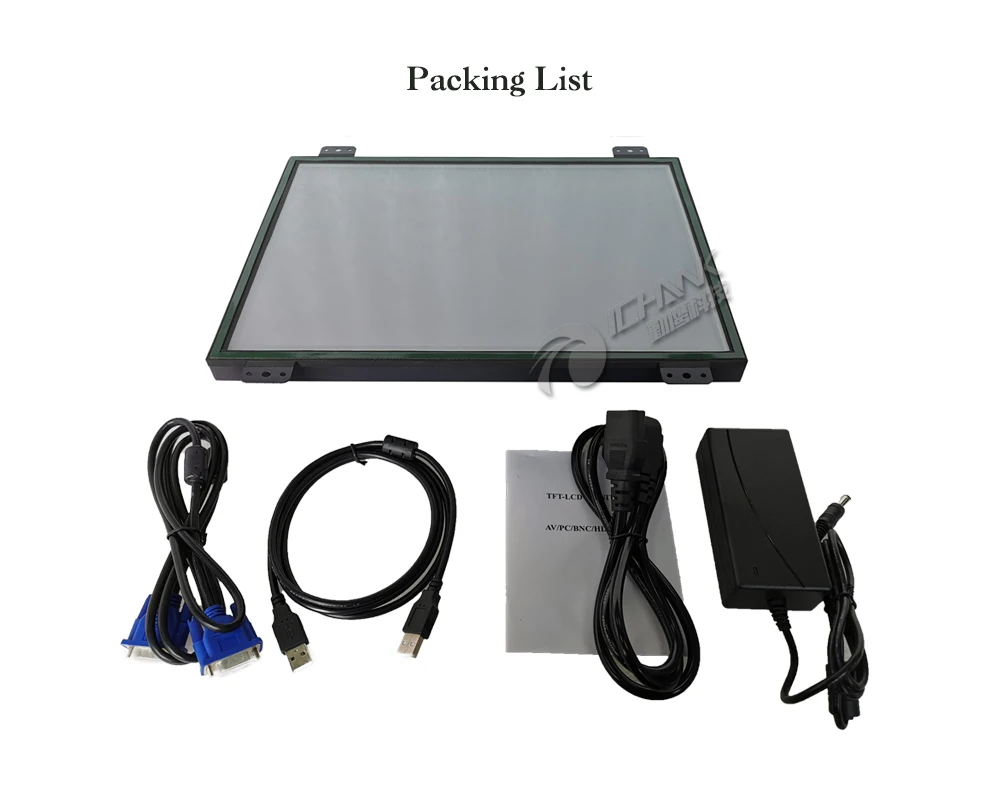 ZK150TC-DC/1" дюймовый 1024x768 DVI VGA USB HD встроенный открытый каркас привода бесплатно десять точек емкостный сенсорный монитор ЖК-экран