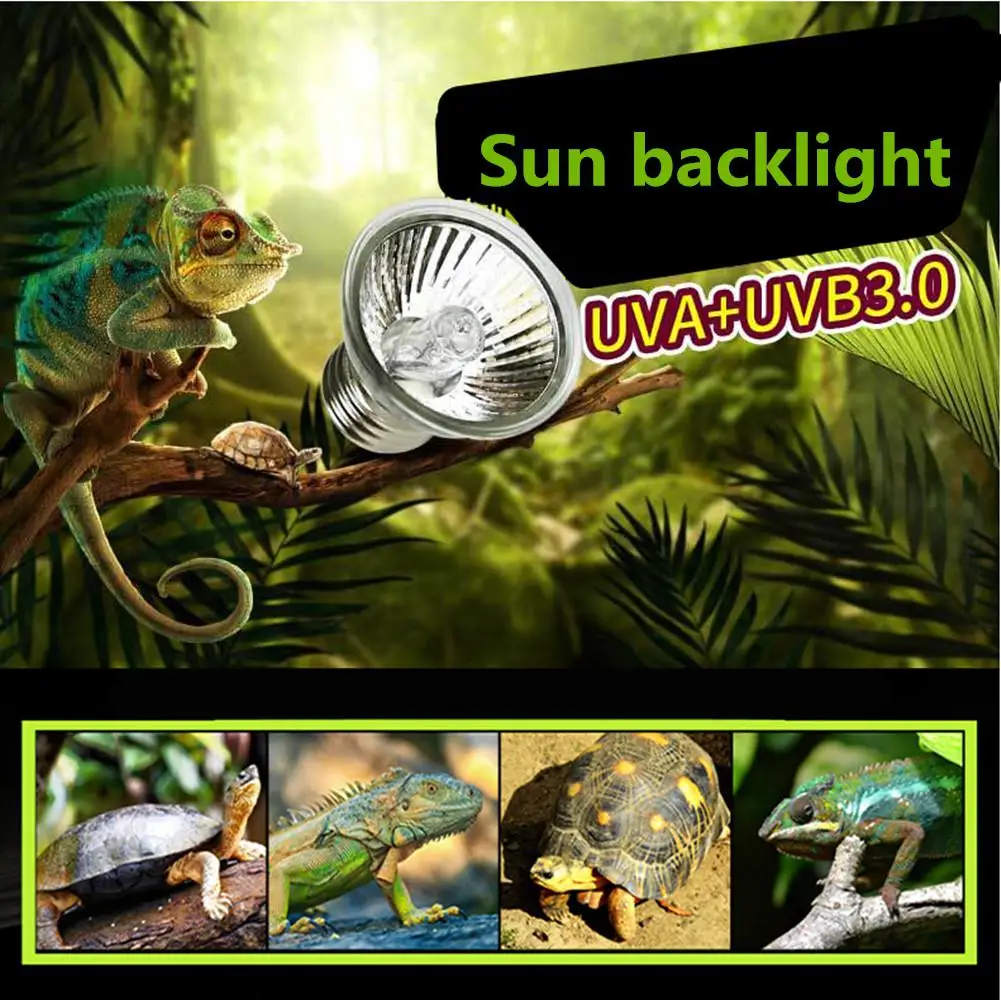 UVB+ UVB 3,0 лампа для рептилий лампа черепаха базая УФ-лампы лампа для нагрева амфибий ящерицы контроллер температуры