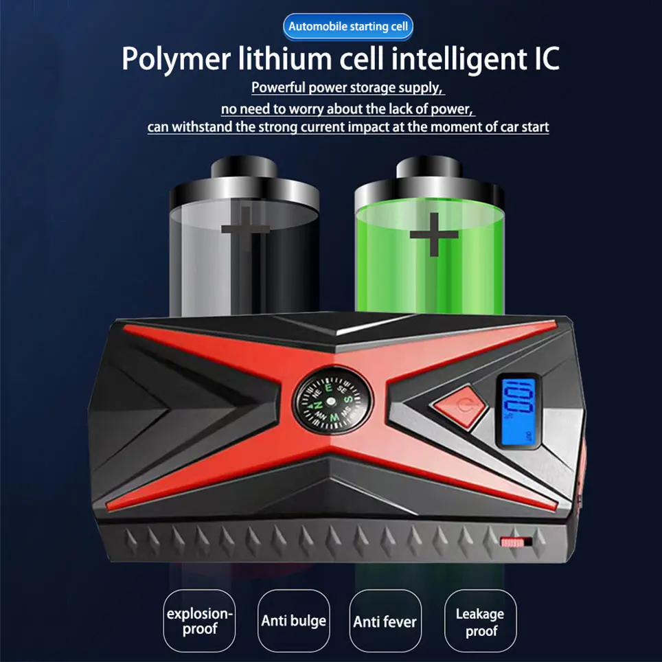 

Battery, portable emergency power supply 9800mah, emergency starting equipment, automobile booster, gas battery charger