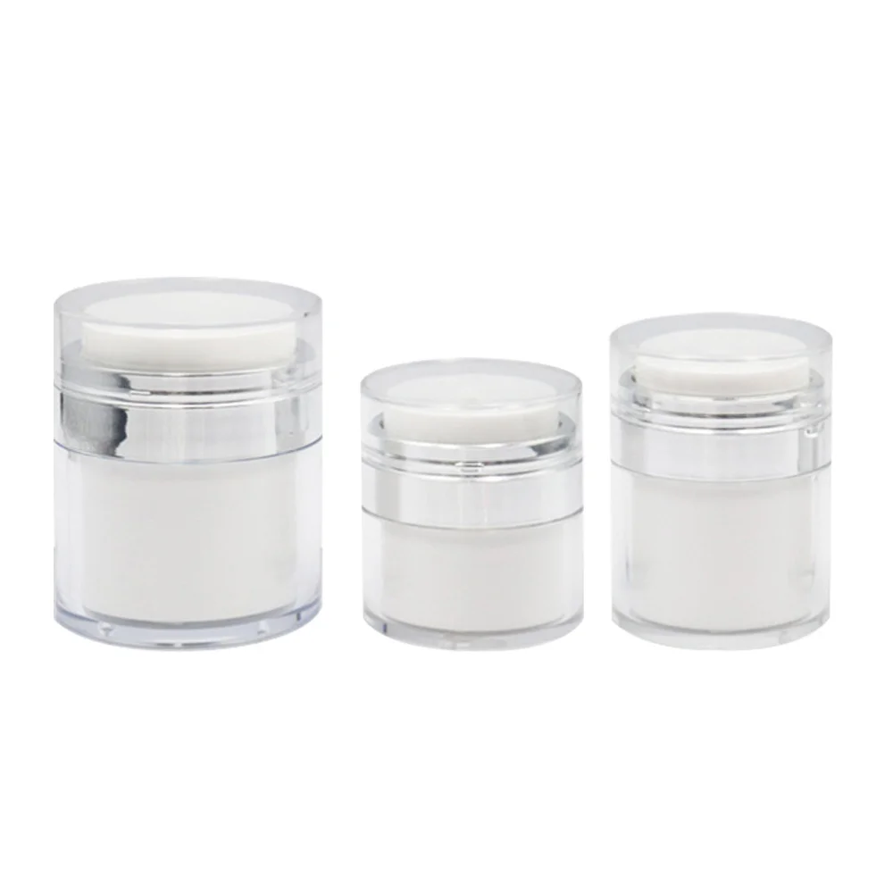 

3 Pcs 1 Bag Portable Sub Jars Refillable Lotion Bottles Portable Creams Bottles