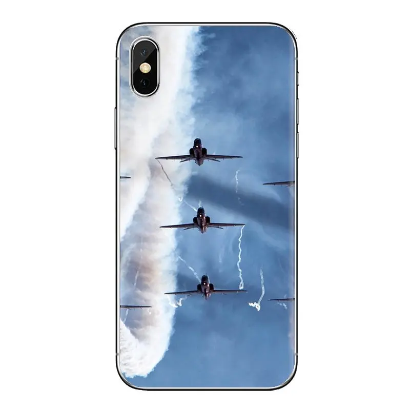 For Samsung Galaxy S2 S3 S4 S5 MINI S6 S7 edge S8 S9 Plus Note 2 3 4 5 8 Coque Fundas Transparent Soft Shell Covers Air Force |