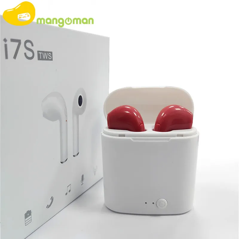 Mangoman i7s Tws беспроводные bluetooth-наушники bluetooth-гарнитура наушники зарядный чехол для