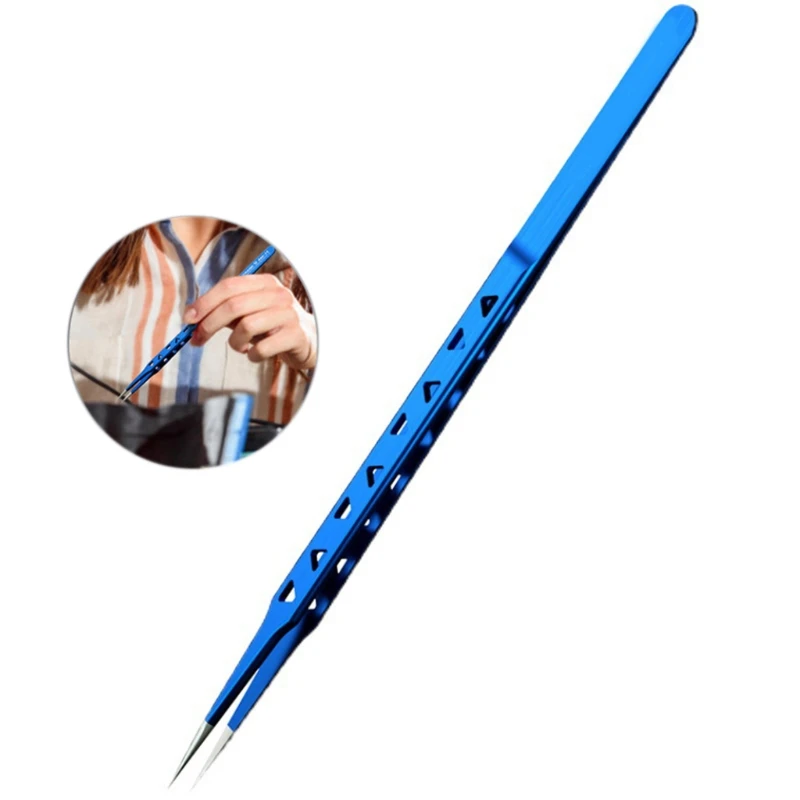 

Non-magnetic High Hardness Tweezers Non-Slip High Hardness Mobile Phone Flying Wire Spot Welding IC Chip Tool