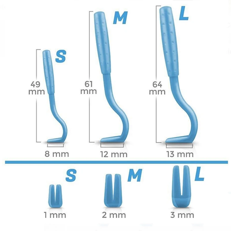 

3PCS/Set Twist Hook Flea Remover Hook Dogs Pets Accessories Pet Cat Products Supplies Home For Tick Remover Tool