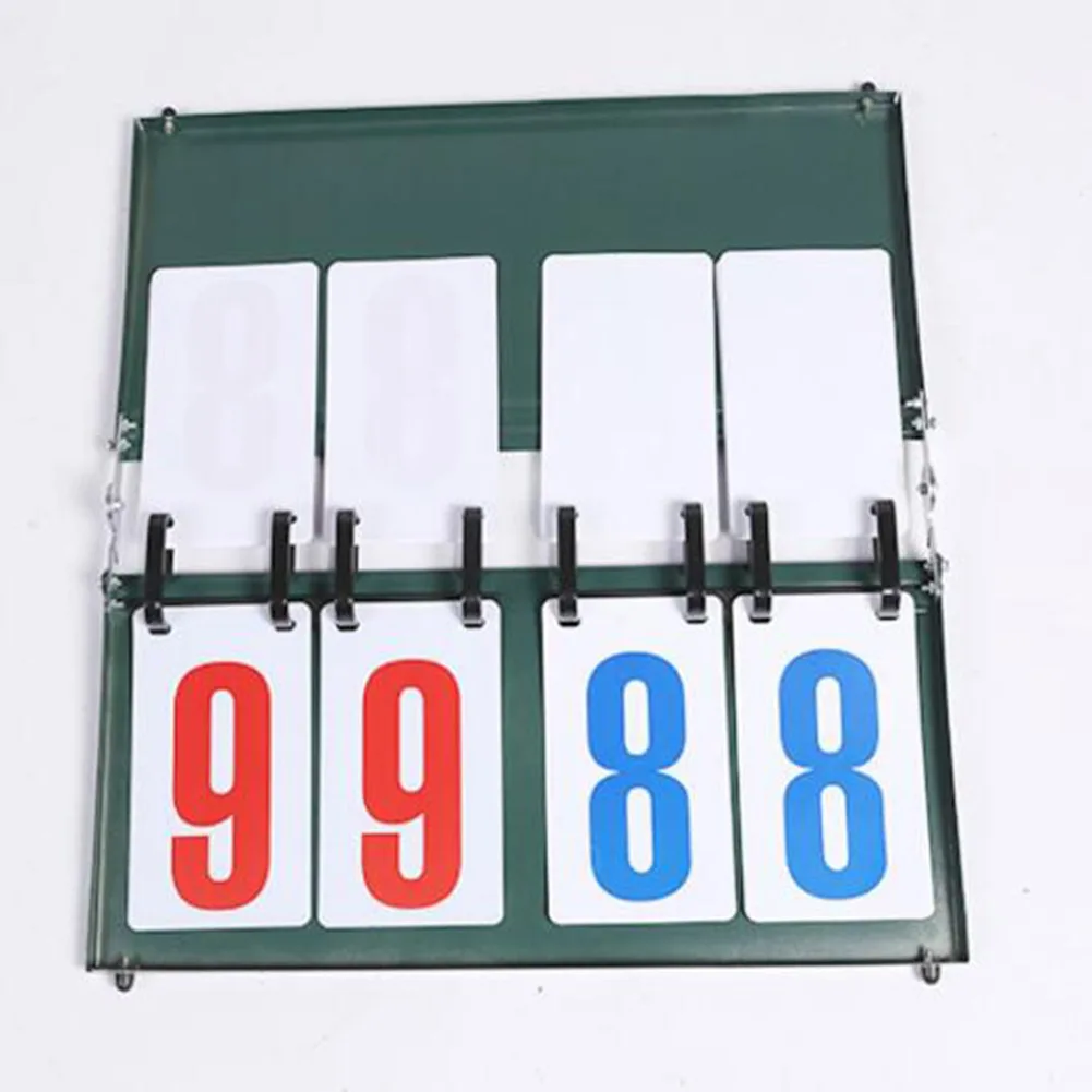 

Foldable 4 Digit Scoreboard Sports Scoreboard for Table Tennis Basketball Badminton Football Volleyball Competition Board