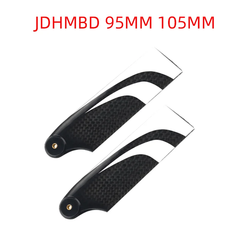 

JDHMBD 95mm 105mm Carbon Fiber Tail Blades for Class 600 700 ALIGN KDS RC Helicopter - 95mm