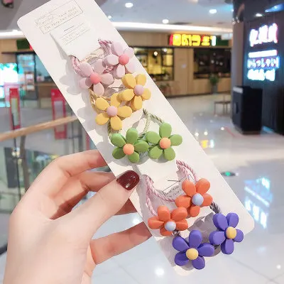 Детские и девочки волосы кольцо не повреждает канатная Резиновая лента