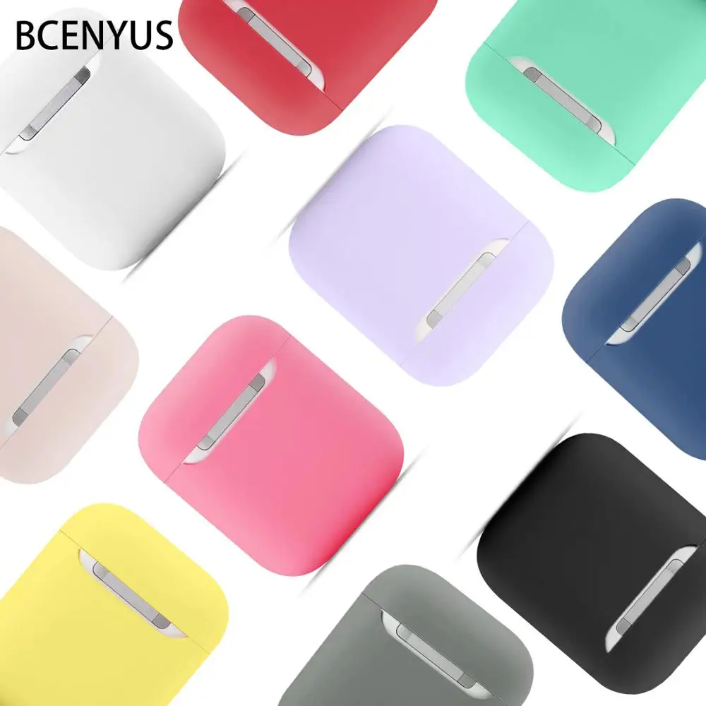 

Мягкий силиконовый чехол для наушников Apple Airpods, чехол для беспроводной зарядки, защитный чехол для AirPods 1/2 Pro, чехол с Bluetooth-коробкой, сумки