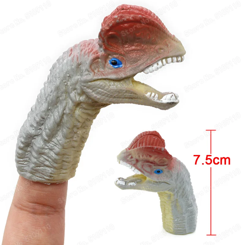 5PCS Dinosaur finger toy mini dinosaur model parent-child interactive Animal Jurassic Toy Kid Tell Story Prop Educational | Игрушки и