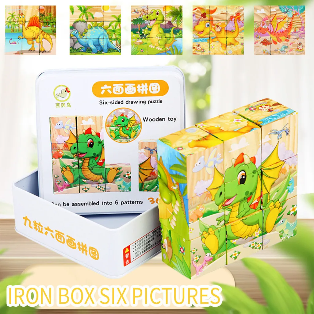 

Three-Dimensional Puzzle With Nine-Sided Duilding And Six-Sided Painting Jigsaw Picture Puzzles For Adults Children Kids