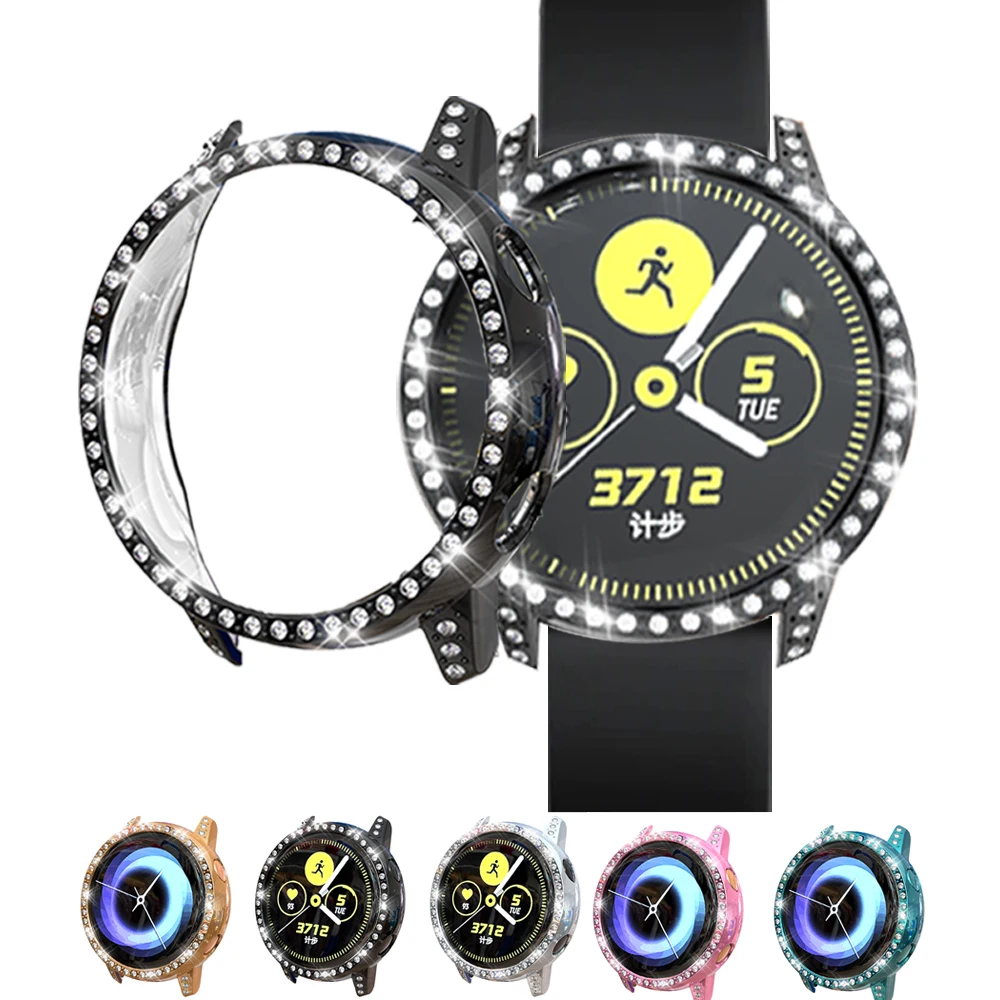 Чехол для samsung galaxy watch active/SM R500 чехол бампер цветной прозрачный мягкий ТПУ силиконовый защитный чехол для экрана