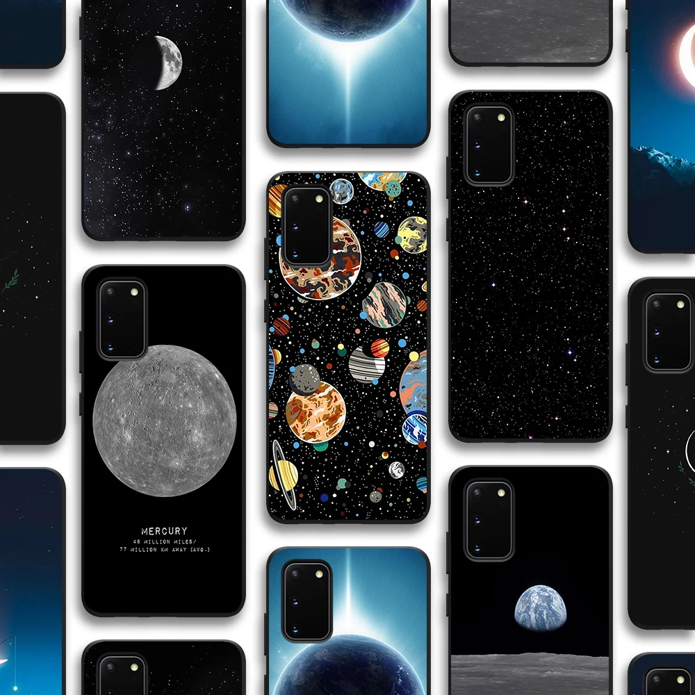 

Space Planet Case for Samsung Galaxy S21 A51 S20 A50 A71 A70 A12 A21S S10 S9 S8 A20 A30 S10e Note 20 10 9 8 Plus Ultra Lite TPU