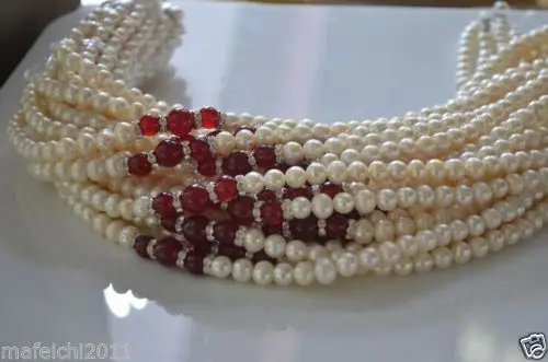 Ожерелье с искусственным жемчугом 18 дюймов 7-8 мм | Украшения и аксессуары