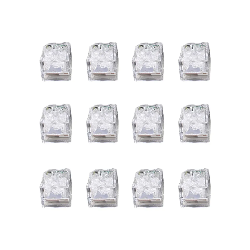 12 шт. в упаковке со светодиодной подсветкой светильник вверх кубики льда