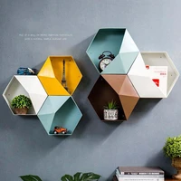 nordic home decoration wall hanging shelf flower pot multifunctional storage box room decoration wall creative combination mural