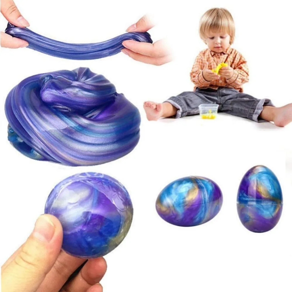 Полимерная глина яйцо в наборе разноцветные Мягкие Слюна Ароматизированная