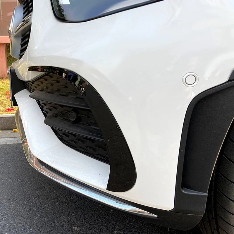 Carbon Fiber Front Bumper Spoiler Cover Trim For Mercedes-Benz GLC Class GLC260 GLC300 AMG 2020 | Spoilers & Wings