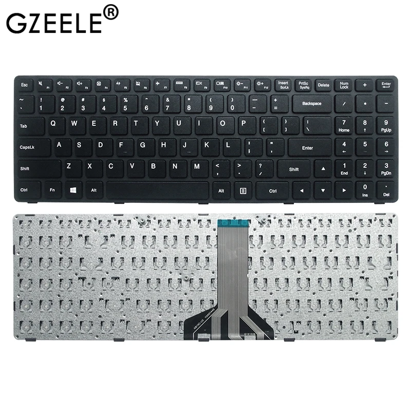 

GZEELE New for Lenovo tianyi/Ideapad 100-15 100-15IBY 100-15IBD 300-15 B50-10 B50-50 black Laptop Keyboard English