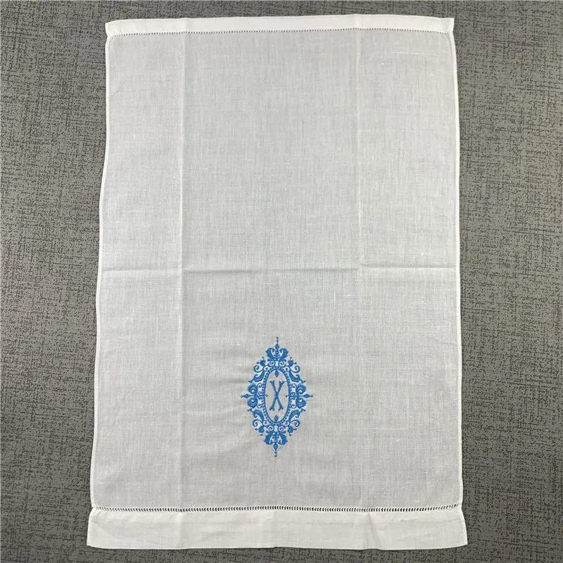 

Fashion Guest Towels (Letter-X) Monogrammed Tea Towel 14X22-inch Cleaning Cloth Guest Hand Dish Kitchen Bathroom Towel
