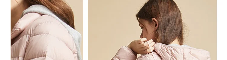 Xiaomi Yeation, женский пуховик, ультра-светильник, тонкий, новинка, Осень-зима, тонкий, короткий, теплый, белый, утиный пух, пальто, женская верхняя одежда