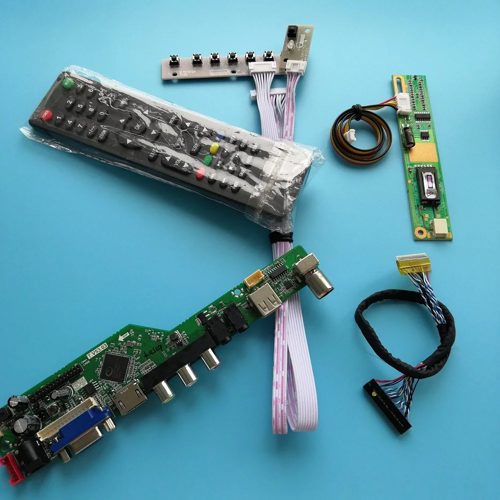 

TV Controller Board kit For N156B3-L02 N156B3 1366*768 panel screen HDMI-Compatible USB LCD LED AUDIO VGA AV monitor display