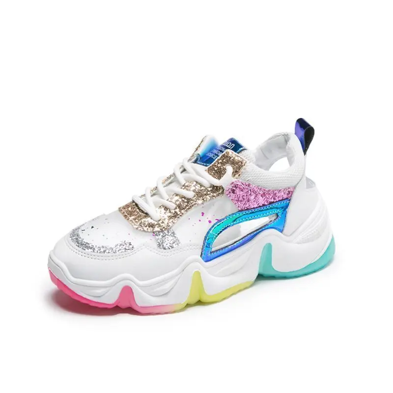 

new Women Vulcanized shoes women flats Breathable Mesh Casual Shoes Female Platform Leisure Chaussures walking woman shoes mujer