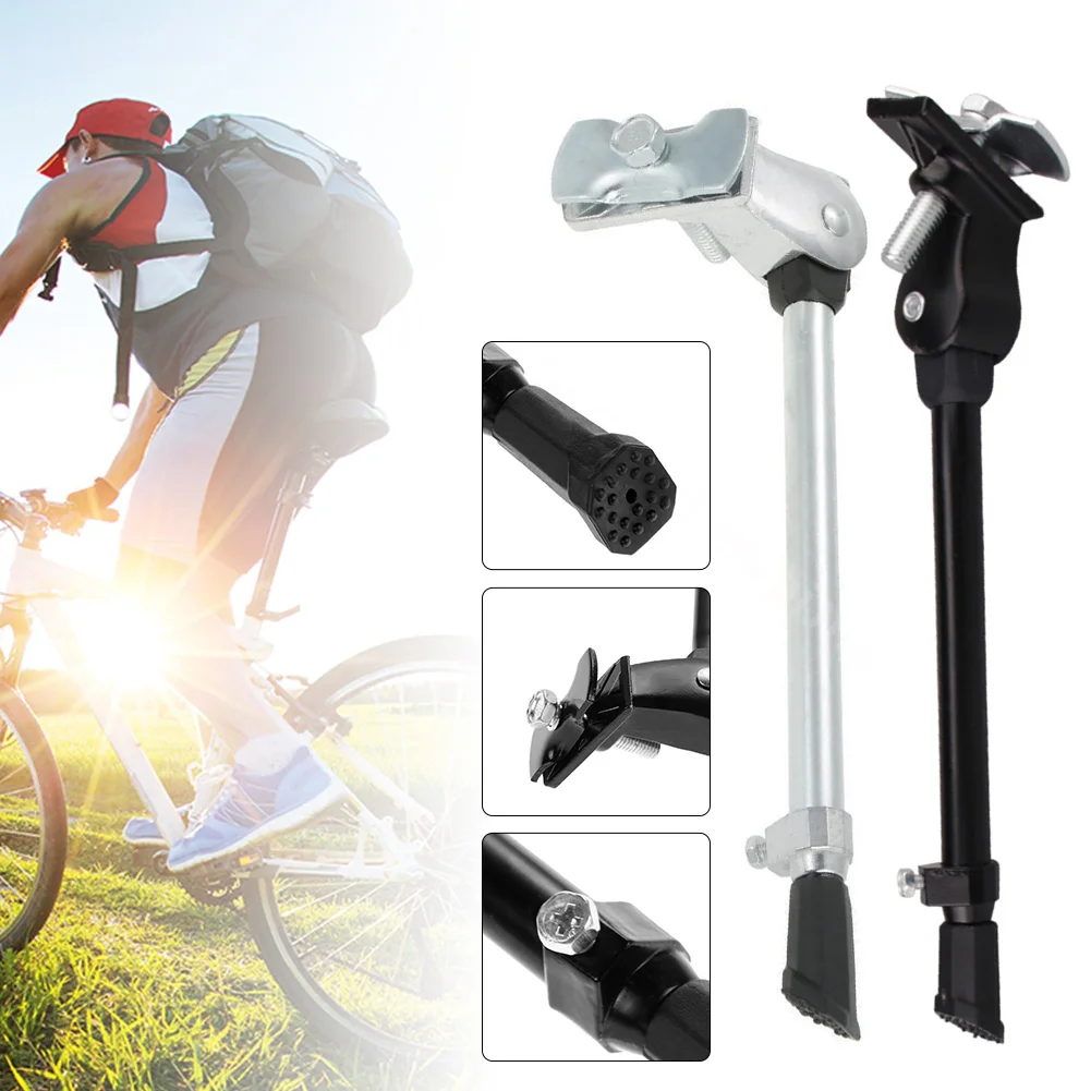 

Bicycle Kickstand Adjustable MTB Road Bicycle Kickstand Parking Rack Mountain Bike Support Side Kick Stand Foot Brace 16" to 27"