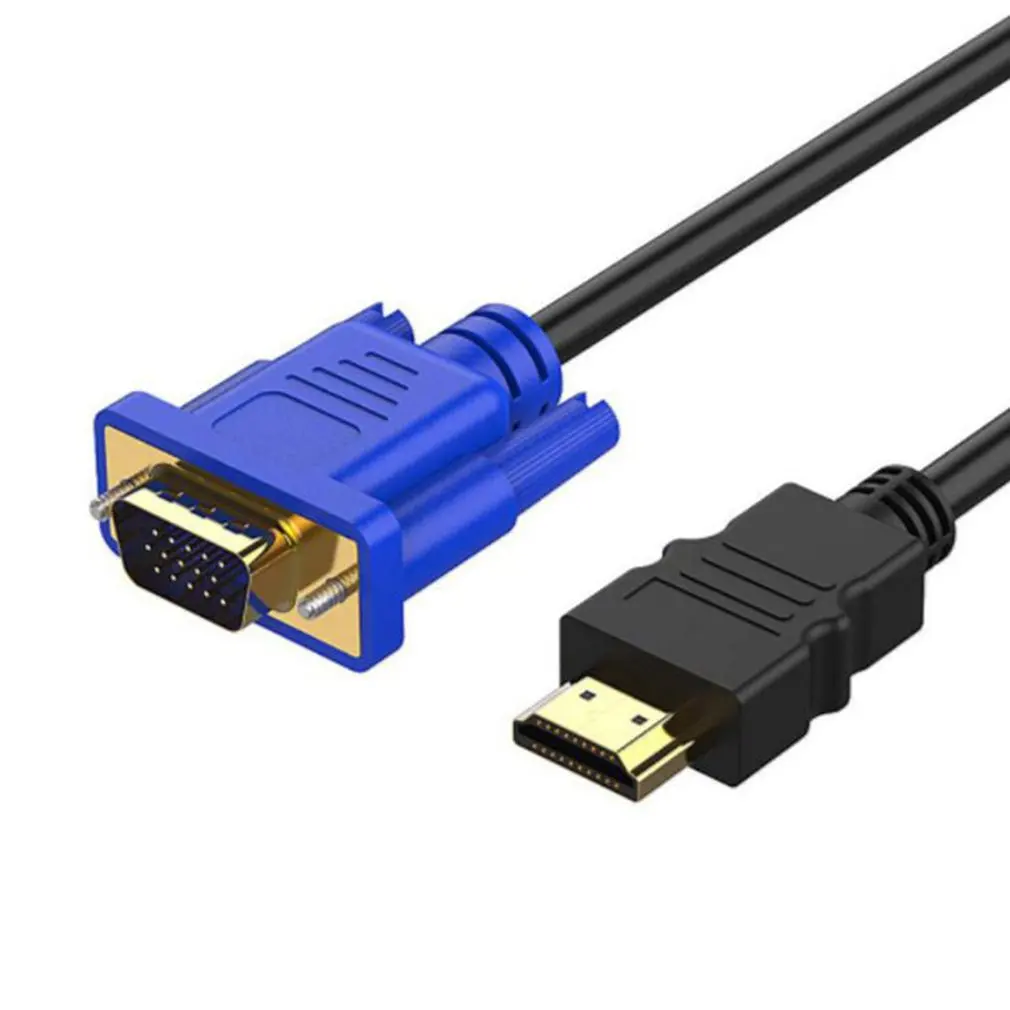 Портативный мини адаптер HDMI совместимый с Vga аудиопитанием к преобразователь 1080P