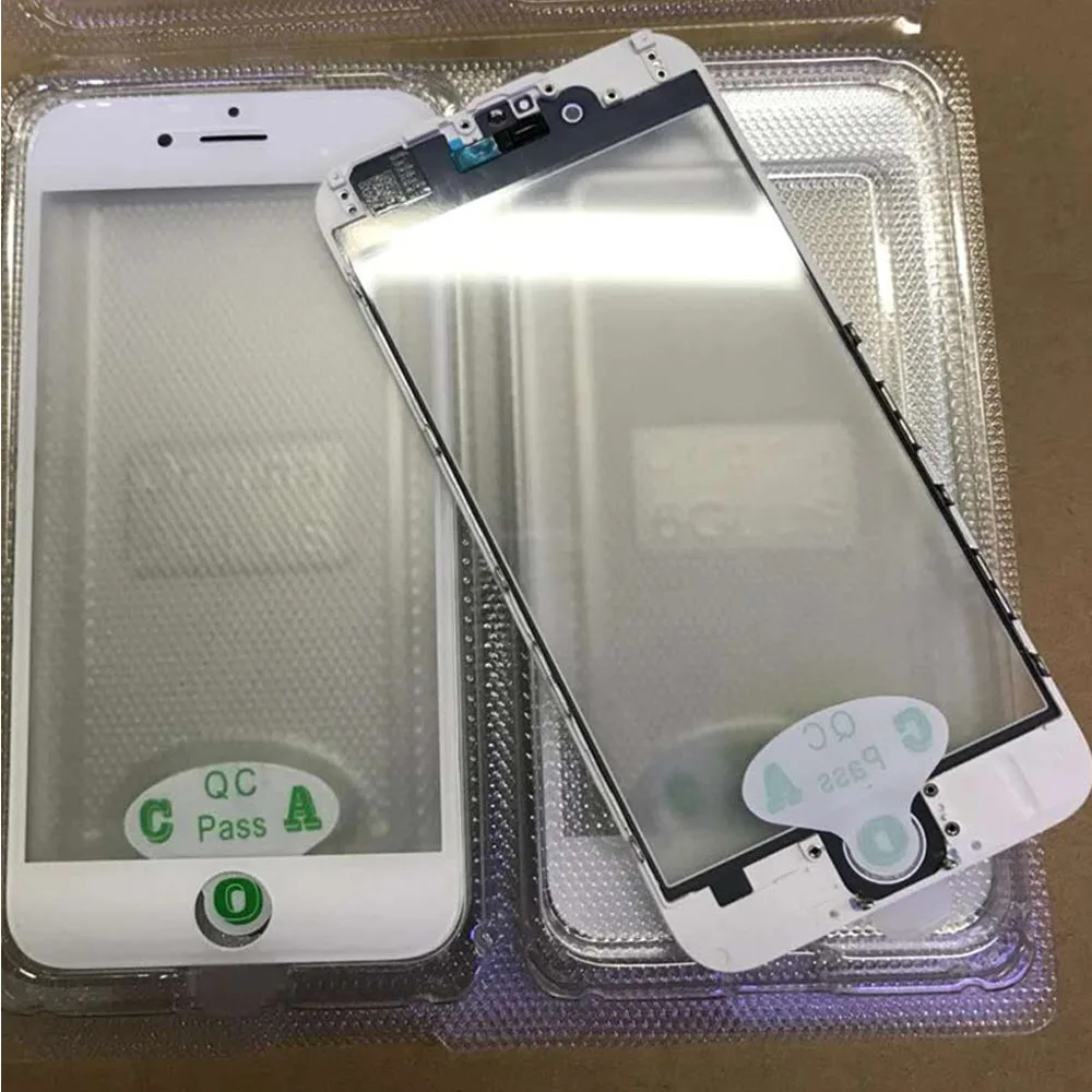 

10Pcs Front Outer Glass Middle Frame Bezel Laminate OCA Glue For iPhone 8 7 6 6S Plus 7G 7P 8G 8P 6P Cold pressing Replacement