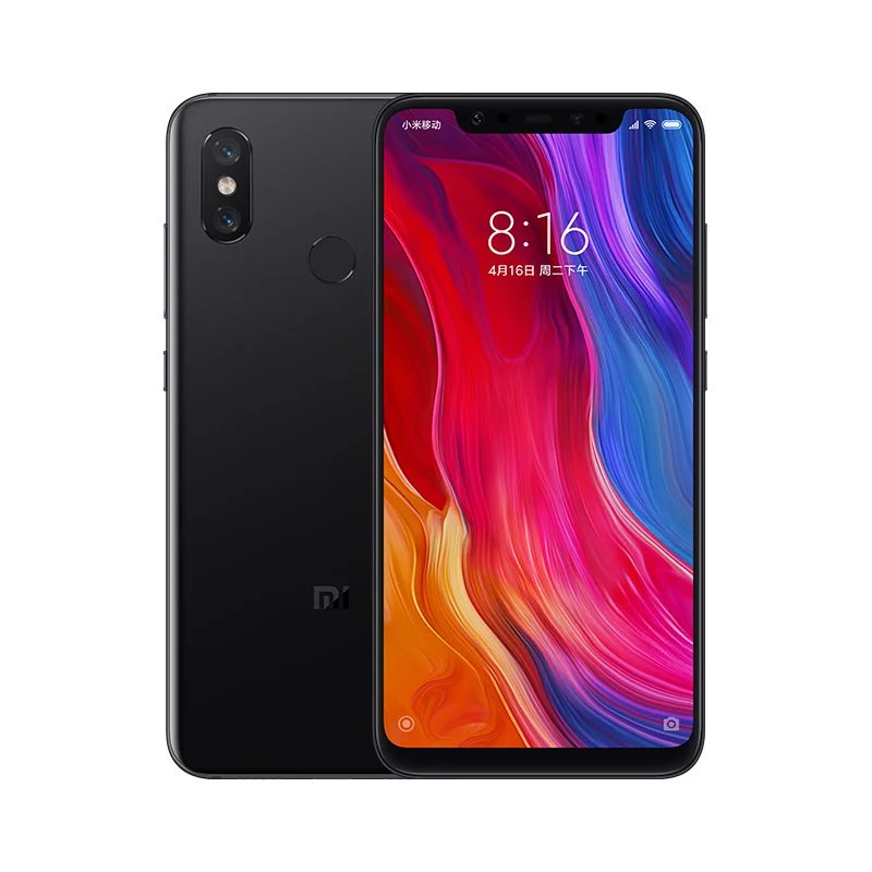 Глобальная ПЗУ Xiaomi Mi 8 6 ГБ 128 Восьмиядерный процессор Snapdragon 845 21 дюйма 1080P AMOLED