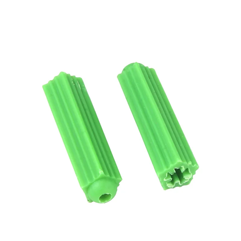 

M6 M8 Green Plastic Expansion Tube Plastic Pipe Nylon Bulge Anchor The Rubber Plug Drywall Screw