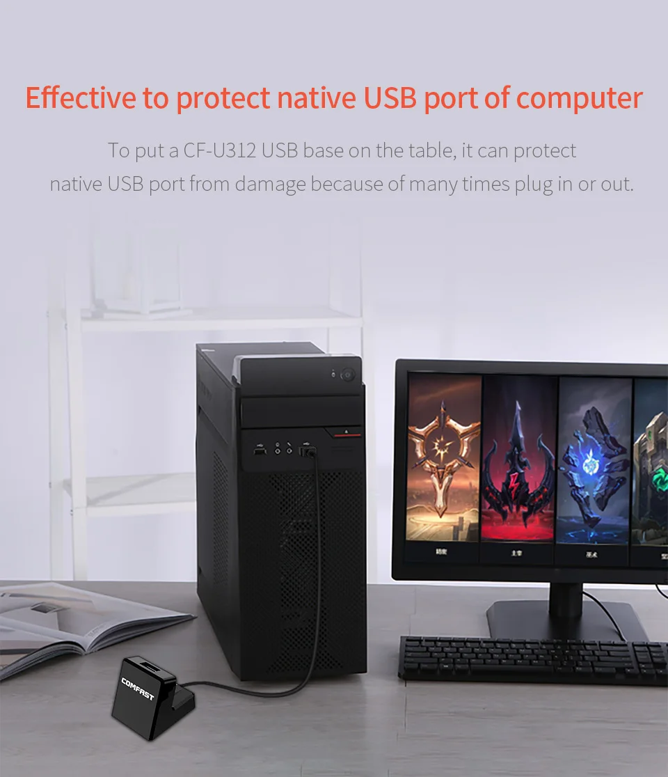 Высокая Скорость USB 3 0 кабель удлинитель Comfast CF U312 база с бустер GSM репитер