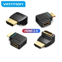vention hdmi adapter 270 90 degree right angle hdmi male to hdmi female converter for ps4 hdtv hdmi cable 4k hdmi 2 0 extender