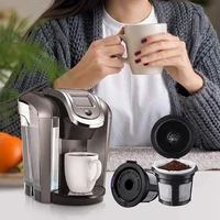 reusable k cups with paper filters set including 4 pack k cups and 100 pcs coffee filters for keurig 1 0 and 2 0