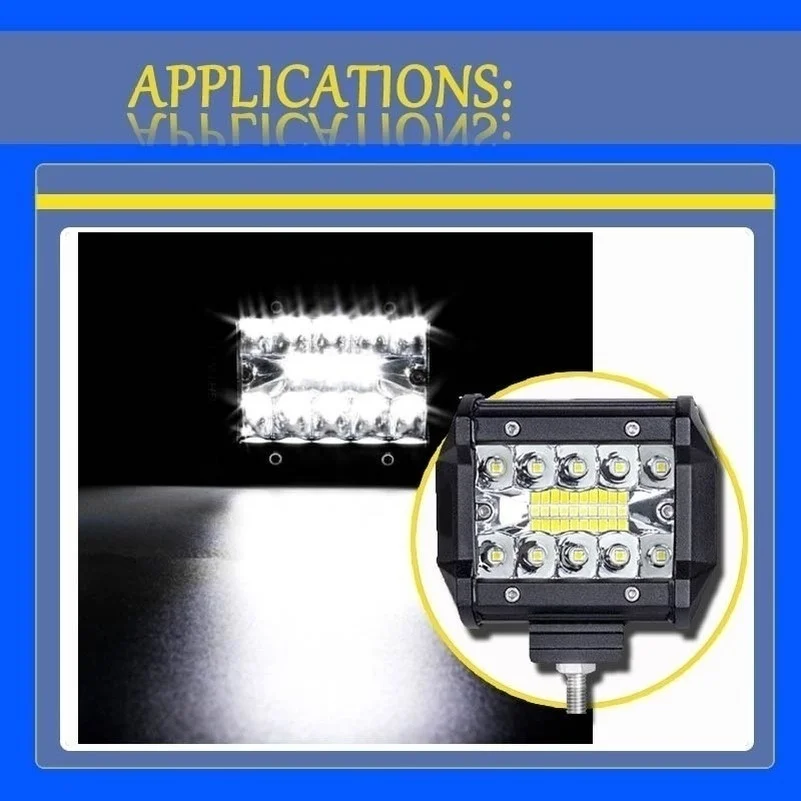 120 Вт налобный светильник светодиодный проекционный бар 12000 лм внедорожный