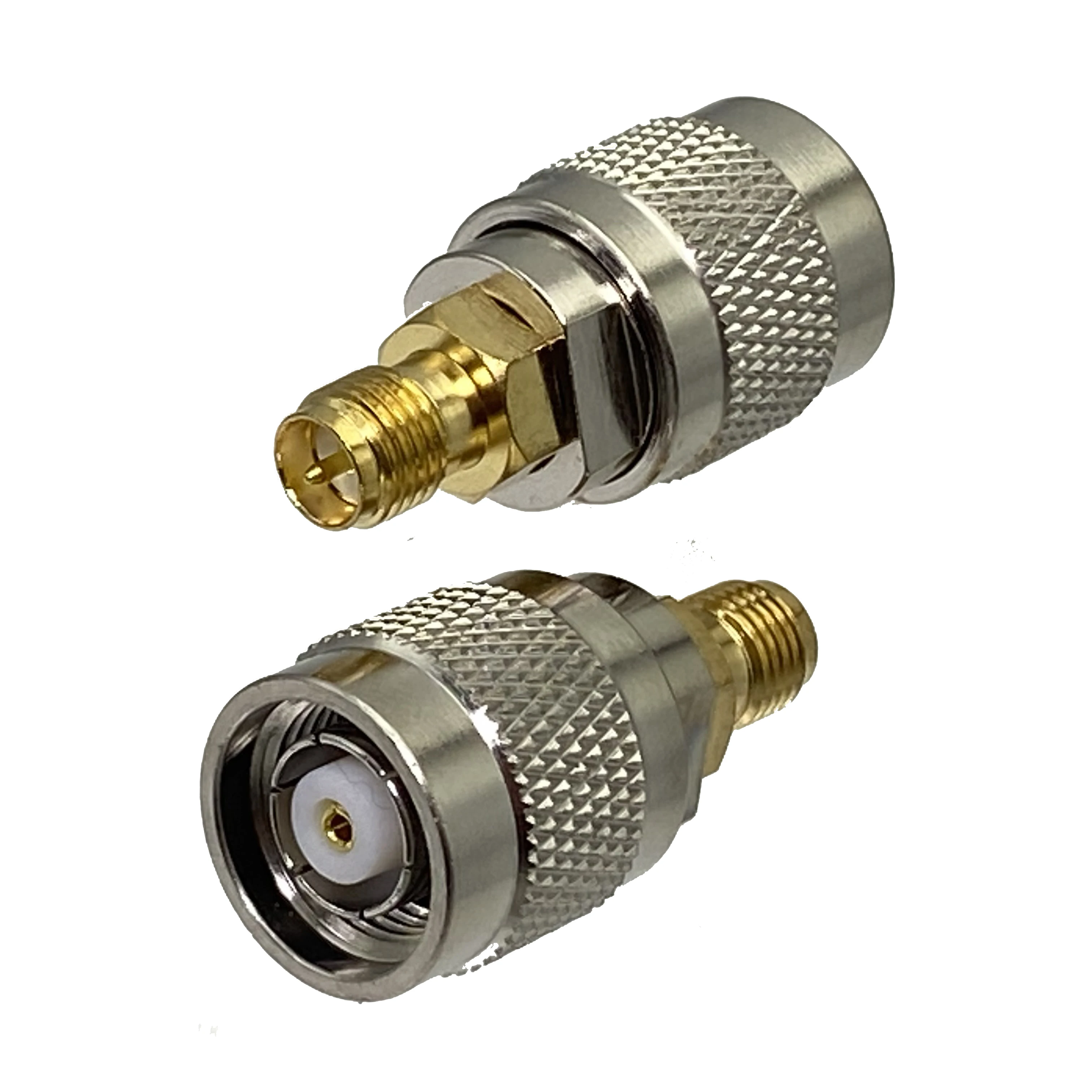 1pcs Connector Adapter RP-TNC Male Jack to RP-SMA Female Plug RF Coaxial Converter Straight New