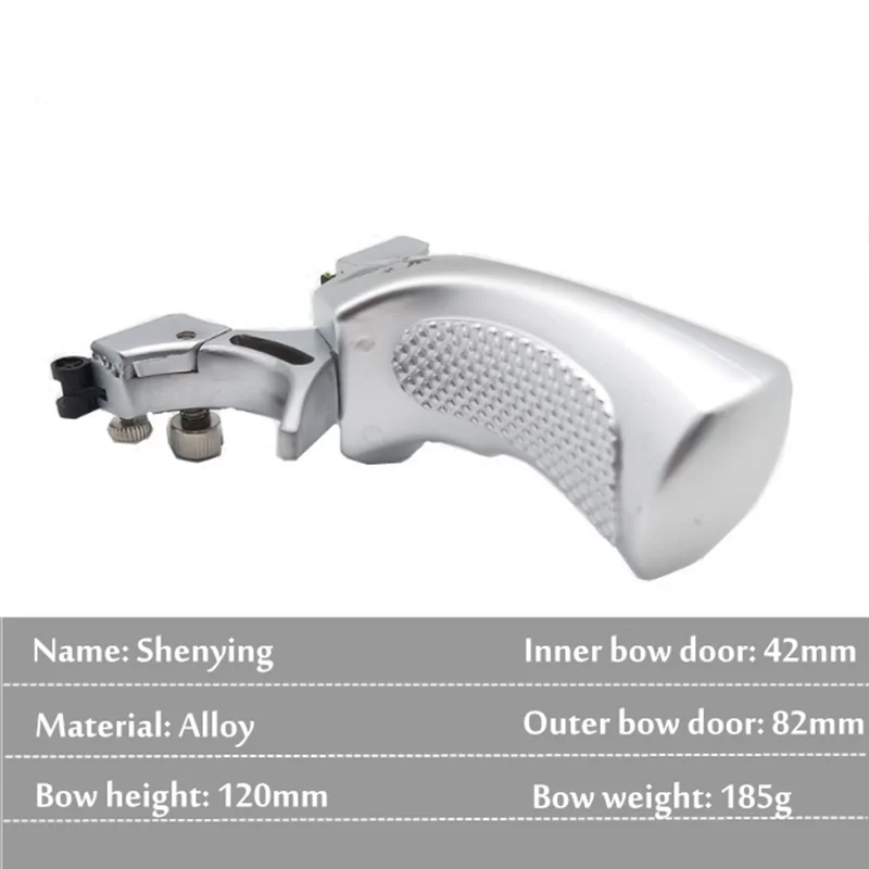 

ABS resin slingshot hunting quickly press zinc alloy slingshot with flat rubber band adjustable sight 2020