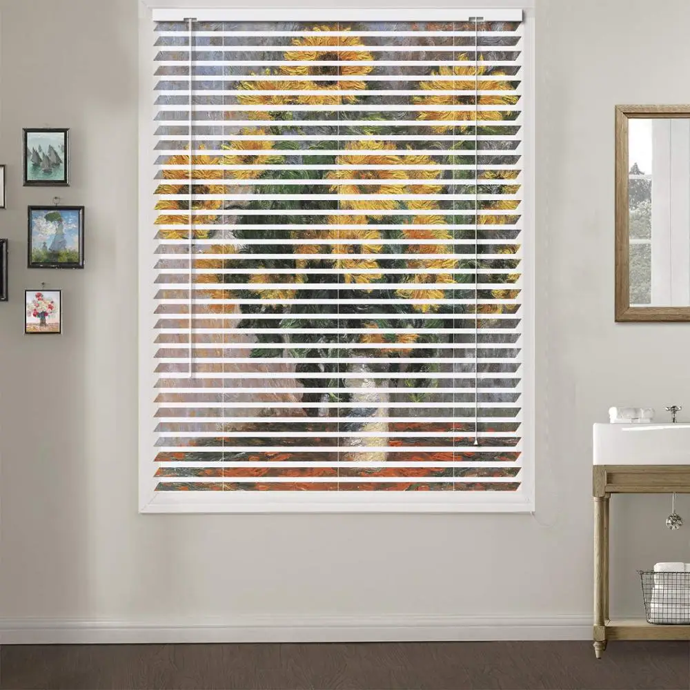  MOMO жалюзи на окна изготовленные по заказу зебры подсолнечника