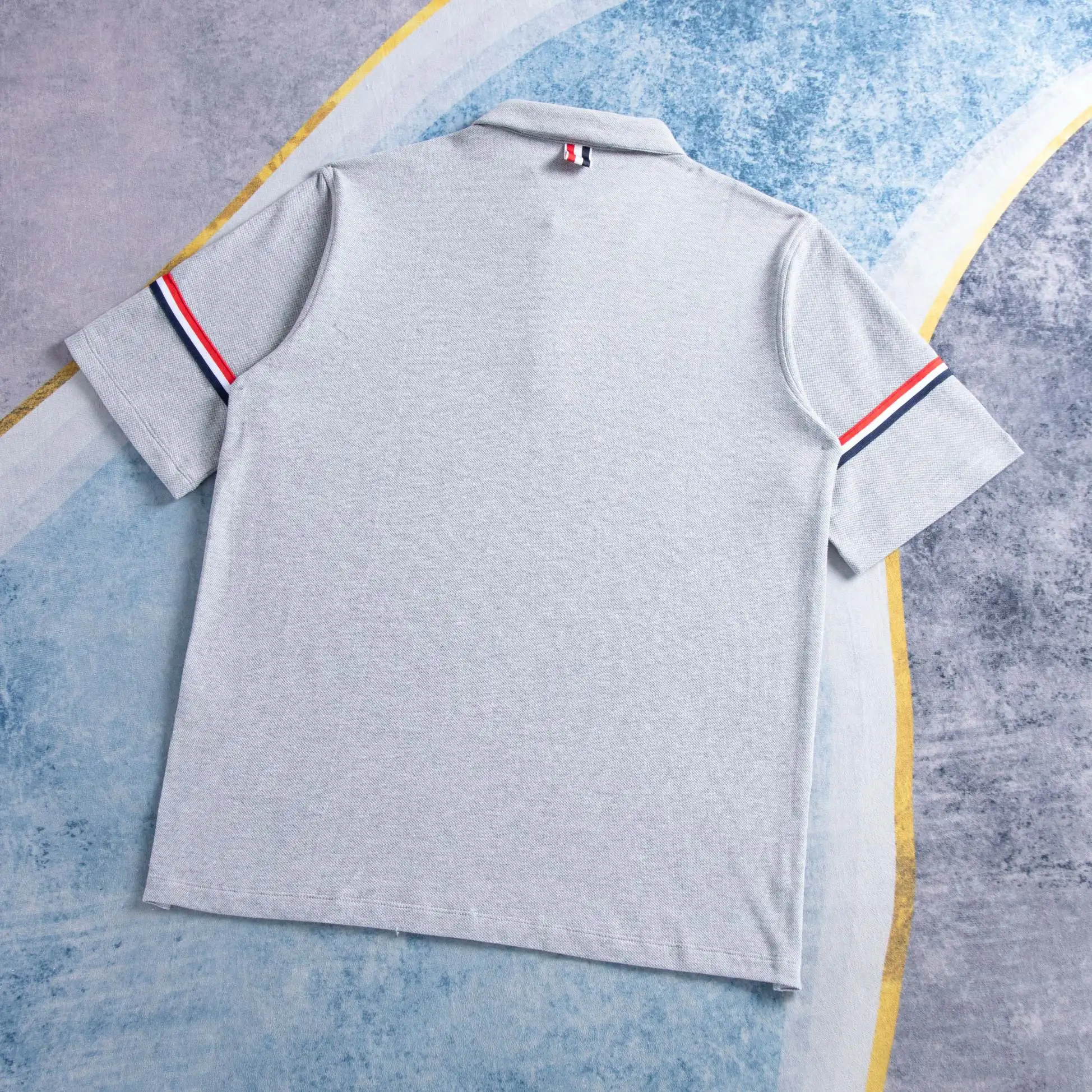 

2021 Summer Men's T-shirt Lapel Business Casual Style Pure Cotton Comfortable All-match Pullover T-shirt High Quality